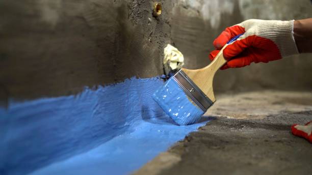 Commercial Waterproofing project at a Pell City, AL business property by SJ Waterproofing Pros